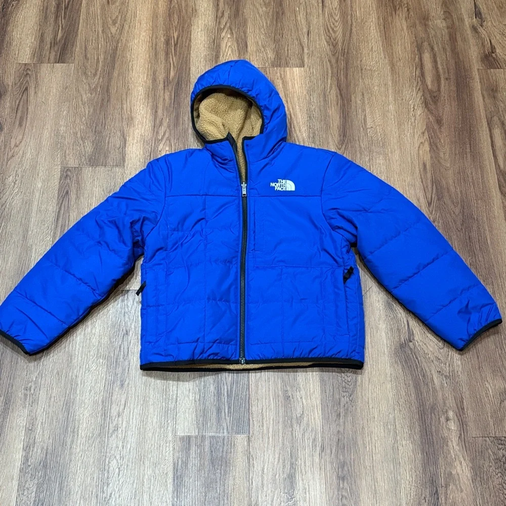 The North Face Boys Reversible Shasta Full Zip Hooded Insulated Jacket